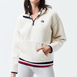 Tommy Hilfiger Sherpa Half Zip Sweatshirt